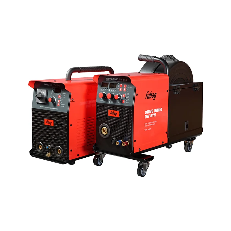 Сварочный полуавтомат инвертор Fubag INMIG 500T DW SYN + Подающий механизм DRIVE INMIG DW SYN + Шланг пакет 5 м + горелка FB 400