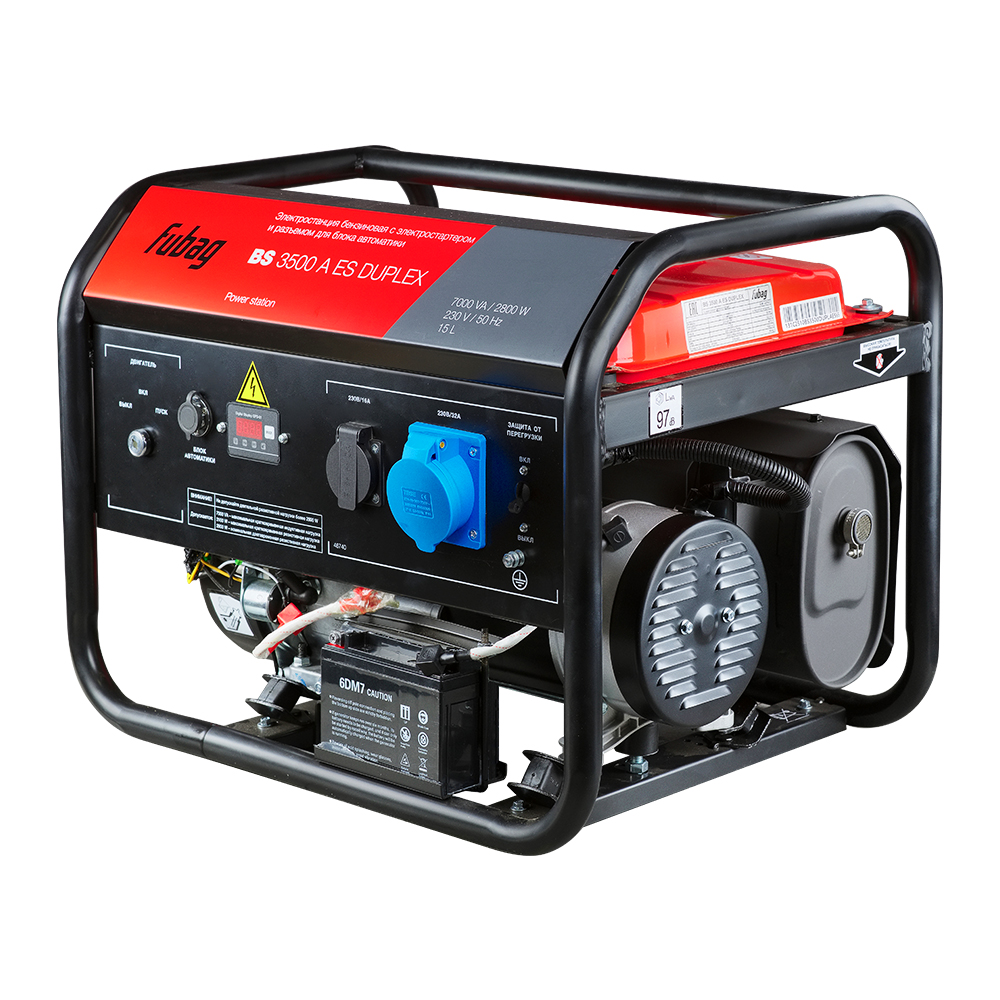 Бензиновый генератор Fubag BS 3500 Duplex