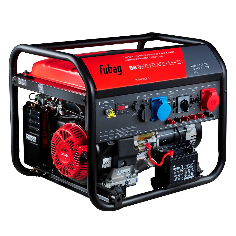 Бензиновый генератор Fubag BS 8000 XD A ES DUPLEX