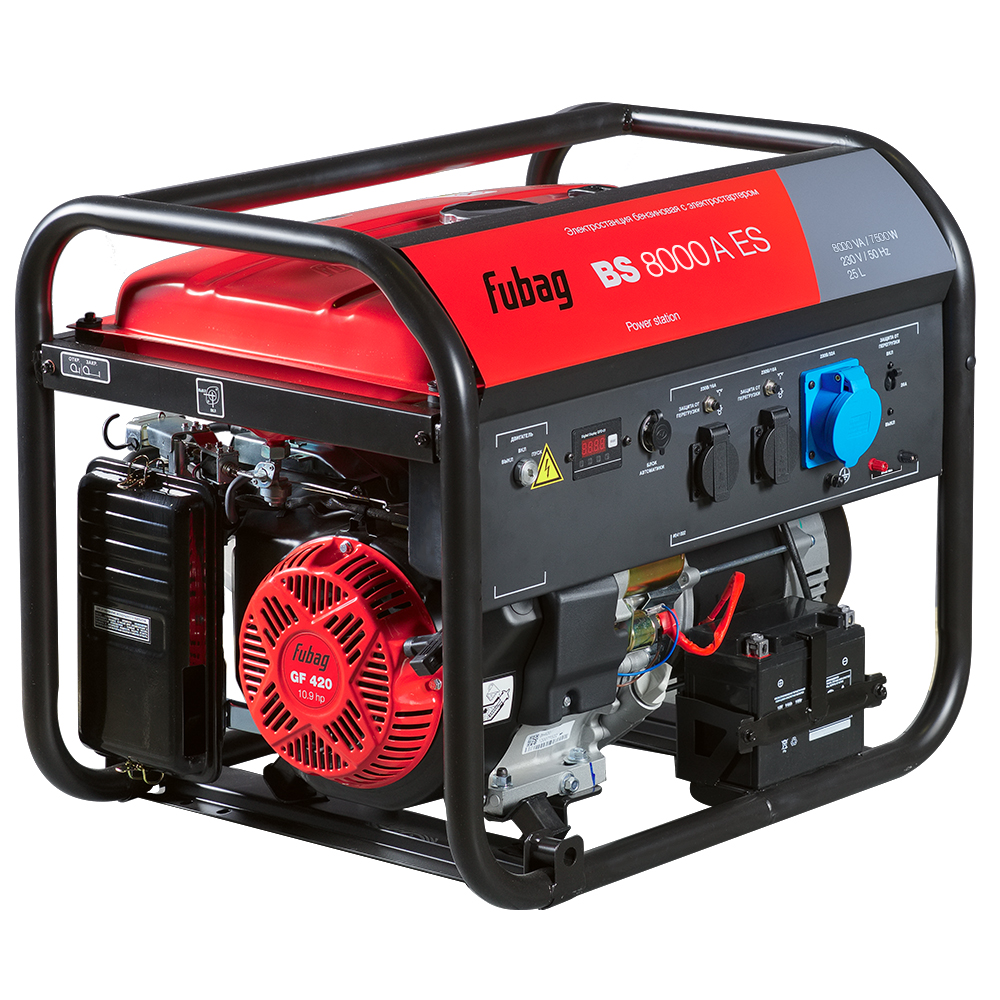 Бензиновый генератор Fubag BS 8000 A ES с блоком АВР BS 11500