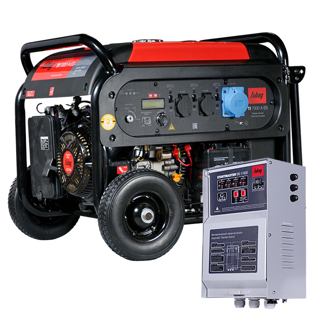 Инверторный генератор Fubag TI 7000 A ES с блоком АВР BS 11500