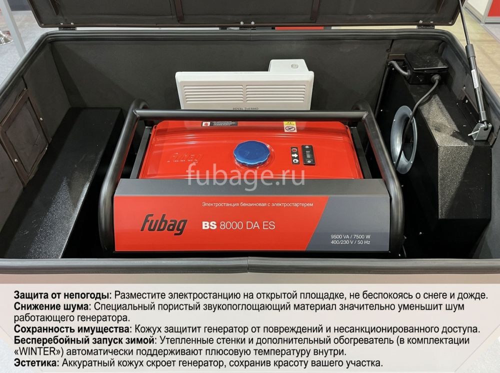 Кожух для генератора 9 кВт: всепогодная защита и супертихая работа. купить в официальном магазине с доставкой по всей России