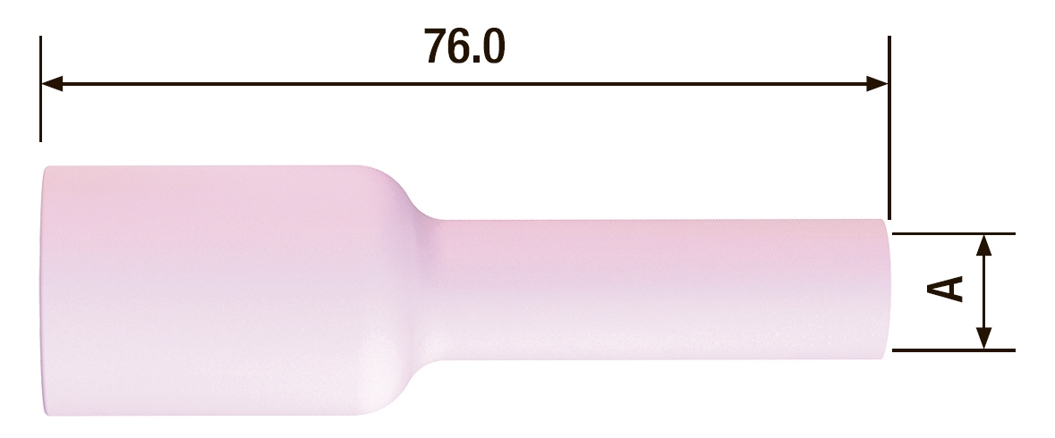FUBAG Сопло керамическое для газовой линзы №6L ф10 FB TIG 17-18-26 (10 шт.)