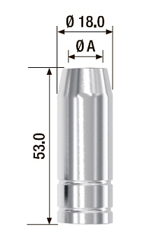 FUBAG Газовое сопло D= 16.0 мм FB 150 (5 шт.)