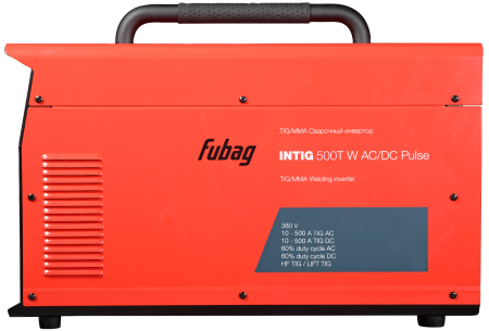 FUBAG Сварочный инверторный аргонодуговой аппарат INTIG 500 T AC/DC PULSE с горелкой FB TIG 26 5P 4m (38459)