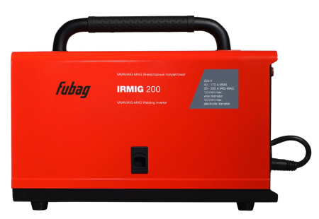 Сварочный полуавтомат Fubag IRMIG 200 с горелкой FB 250 3 м работающий в режимах MIG-MAG и MMA