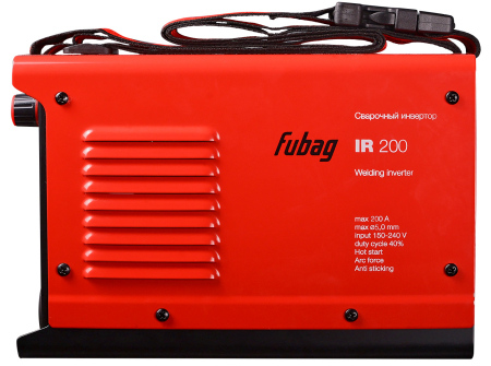 Сварочный аппарат инвертор FUBAG IR 200 с максимальным сварочным током 200 А