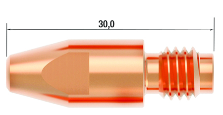 FUBAG Контактный наконечник M8х30 мм CuCrZr D=1.0 мм (25 шт.)