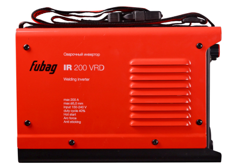 Сварочный аппарат инвертор FUBAG IR 200 V.R.D. для мест с повышенной влажностью