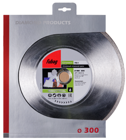 FUBAG Алмазный отрезной диск FZ-I D300 мм/ 30-25.4 мм по керамике