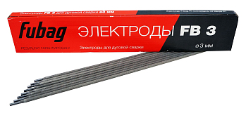 FUBAG Электрод сварочный с рутиловым покрытием FB 3 D3.0 мм (пачка 0.9 кг)